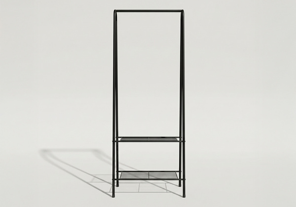 Perchero de pie metálico AIRE frente