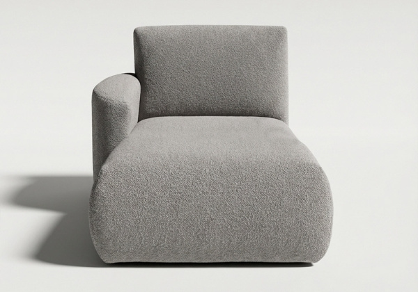 Módulo chaiselongue con brazo para sofá modular TINA