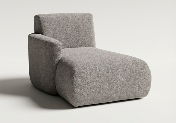 Módulo ChaiseSelongue com Braço para Sofá Modular Tina Módulo ChaiseSelongue com Braço para Sofá Modular Tina
