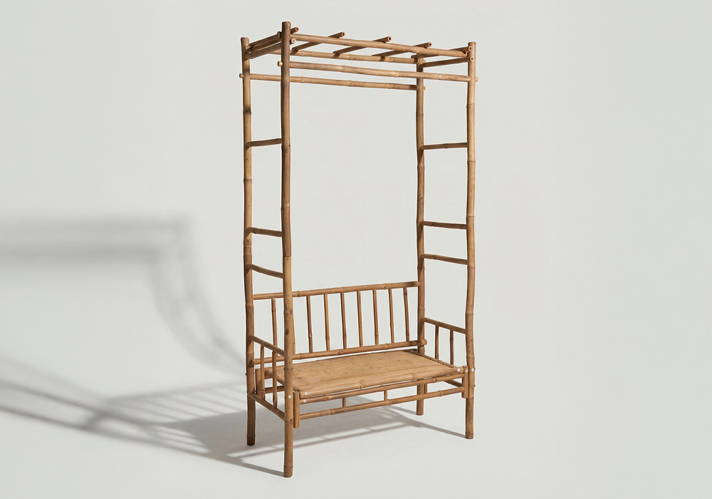 Banco com pérgola em bambu SOLARA