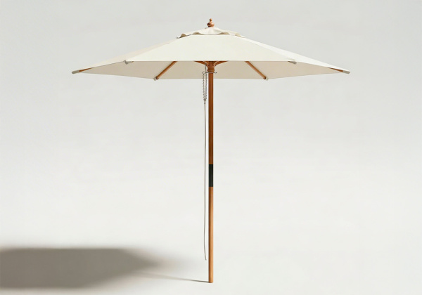 Sombrilla de jardín SIROCO Beige Frontal