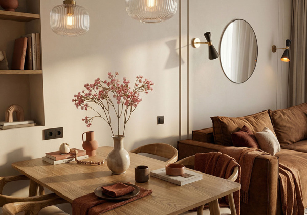 Rama artificial LINE ambiente rosa