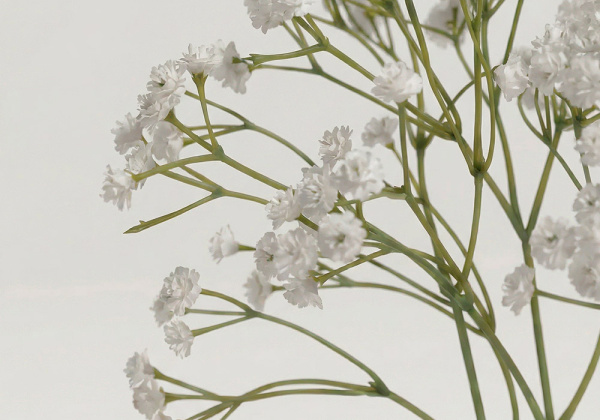 Rama artificial LINE detalle blanco