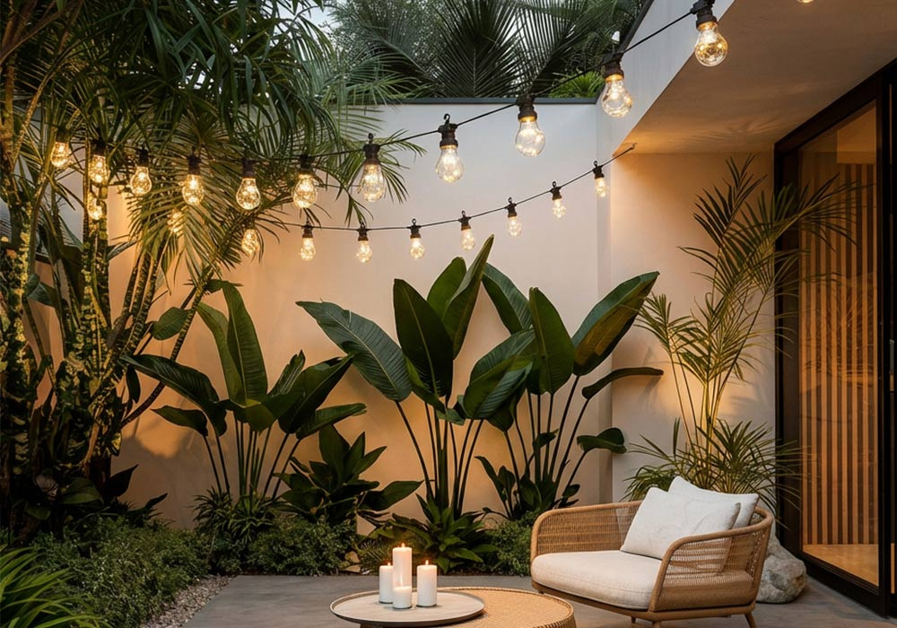 Guirnalda 10 bombillas led para jardín FAIR ambiente