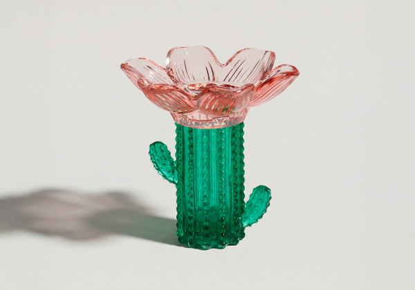 candleholder flower/cactus CHIC