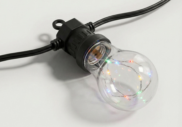 Guirnalda 20 bombillas led para jardín FOLK detalle