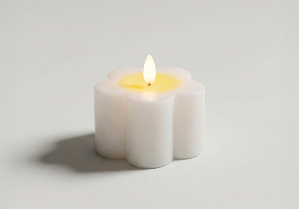 Vela LED en forma de flor SEA Frente