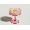Vela en copa de cocktail AQUA Rosa Frente