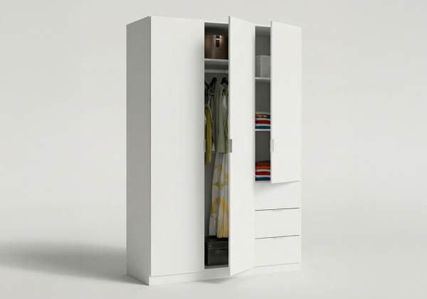 Armario 3 puertas y 3 cajones COVA