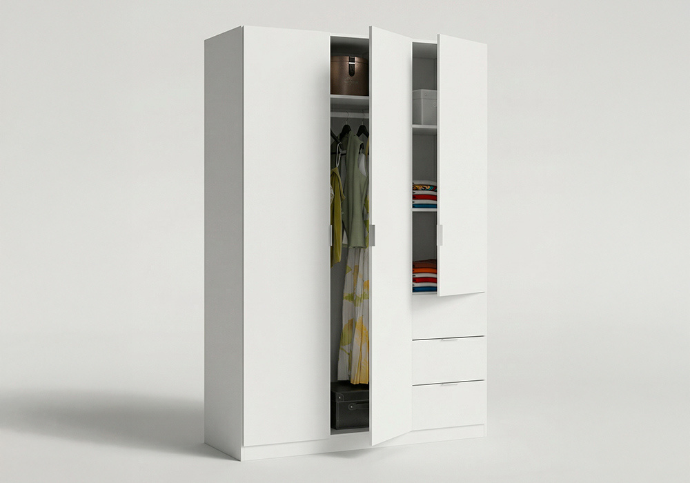 Armario 3 puertas y 3 cajones COVA