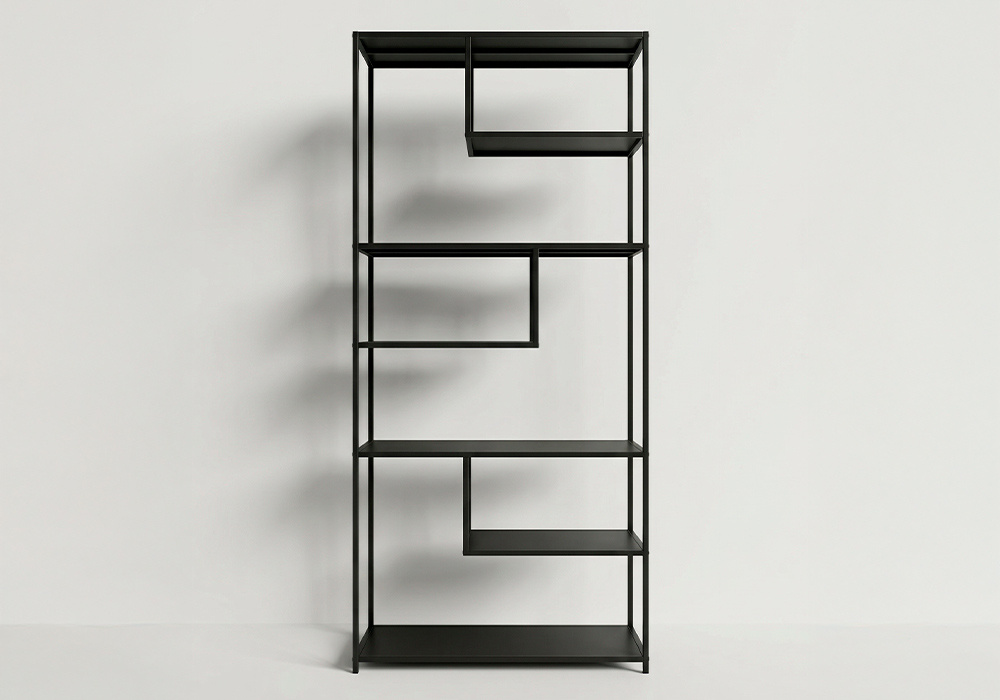 Estantería metálica negra STEEL