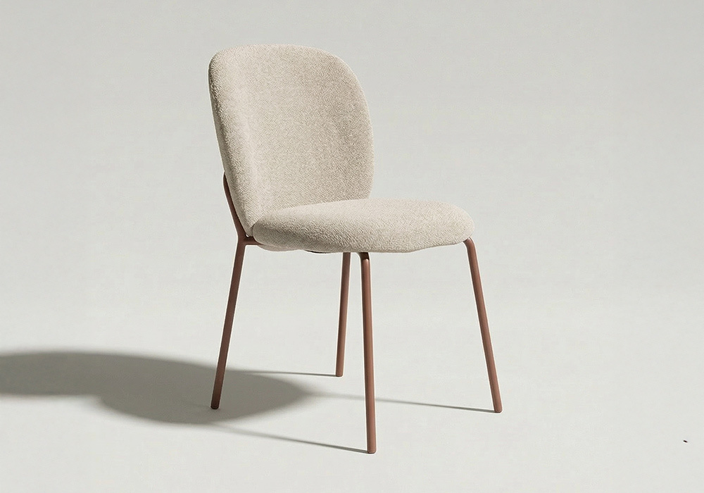 Silla tapizada pata metálica DONA-3.4