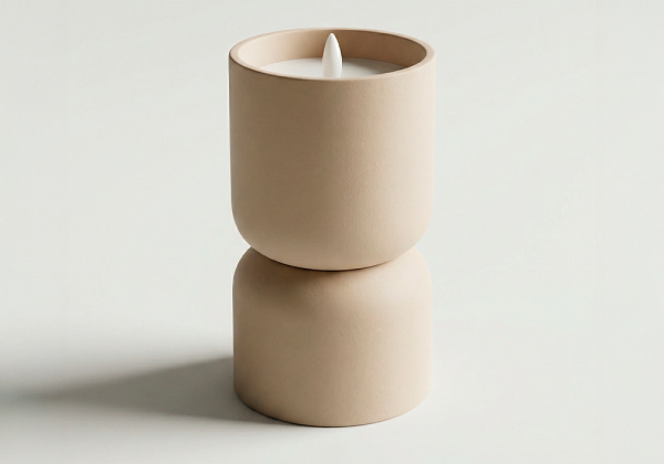 Vela LED CANDE-beige principal