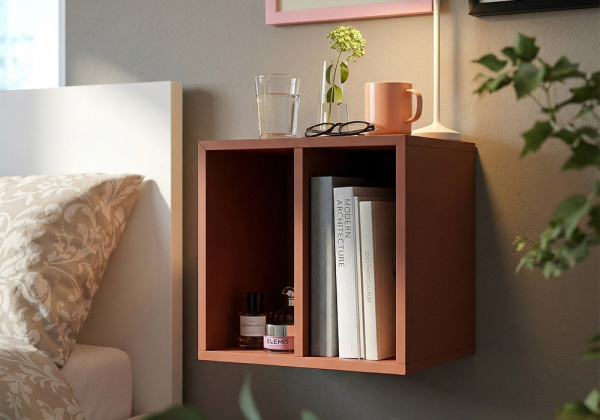 Estantería interior 2 huecos KUBO-decorada 3 Estantería interior 2 huecos KUBO-decorada 3