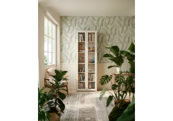 Showcase 2 portas de cristal kubo