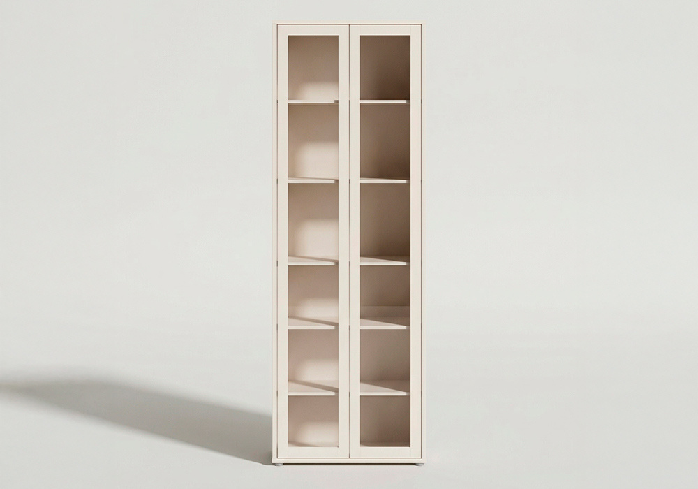 Vitrina 2 puertas cristal KUBO-principal