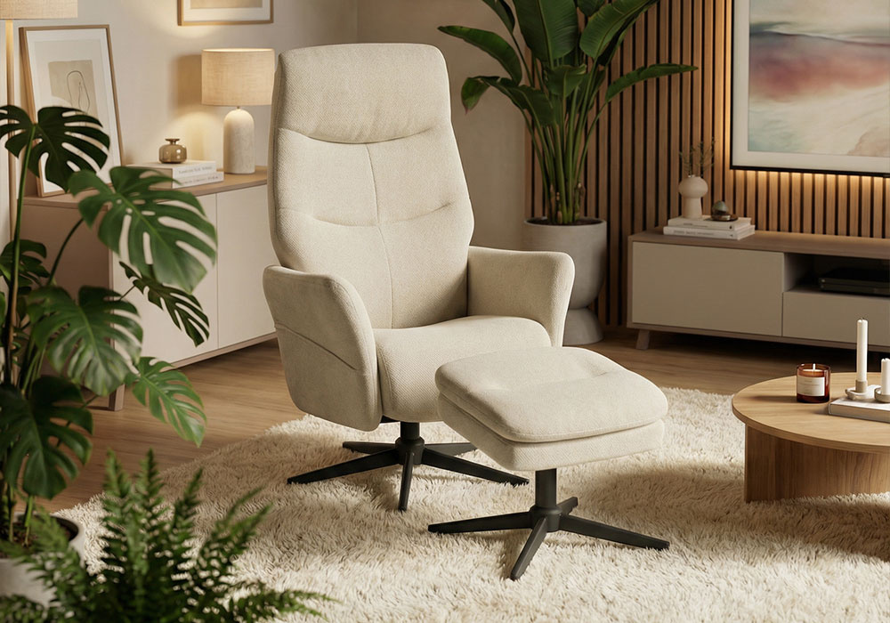 Sillón relax con reposapies SOMA-decorada 1