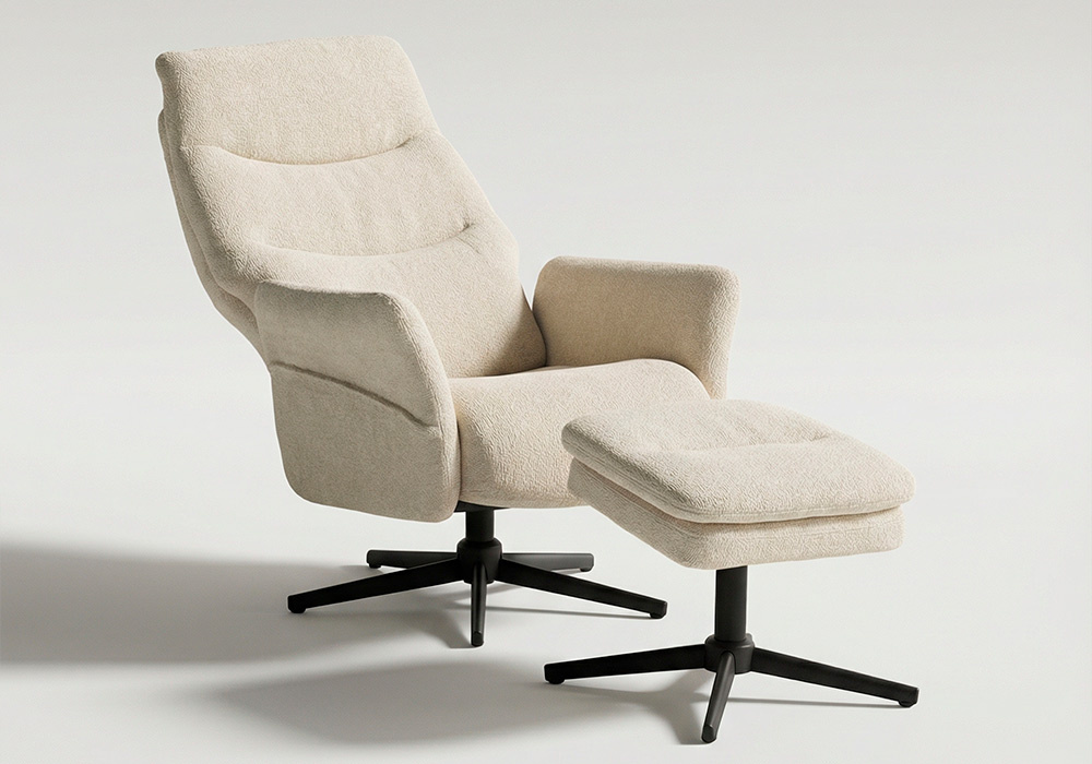 Sillón relax con reposapies SOMA-funcional