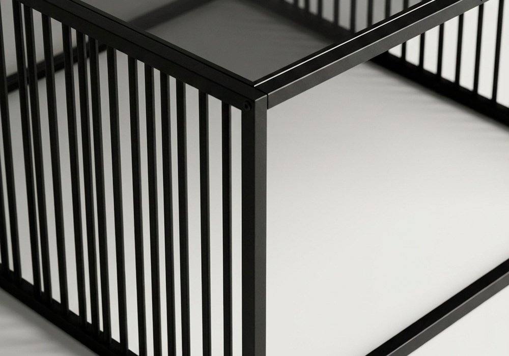 Mesa de centro cuadrada AKSEL-detalle