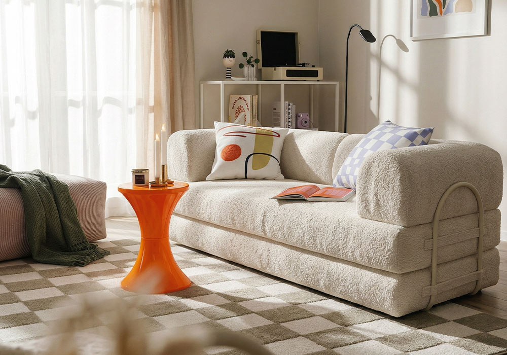 Sofá cama modular PIMBA-decorada 2 beige