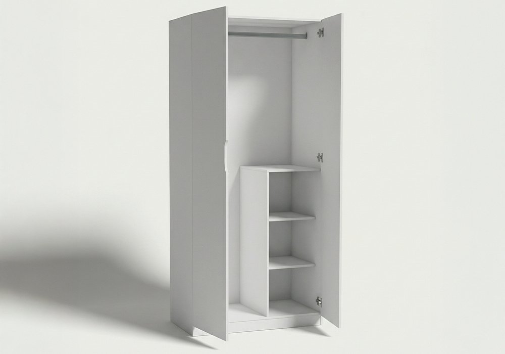 Armario 2 puertas batientes MORFEO-interior lado Armario 2 puertas batientes MORFEO-interior lado