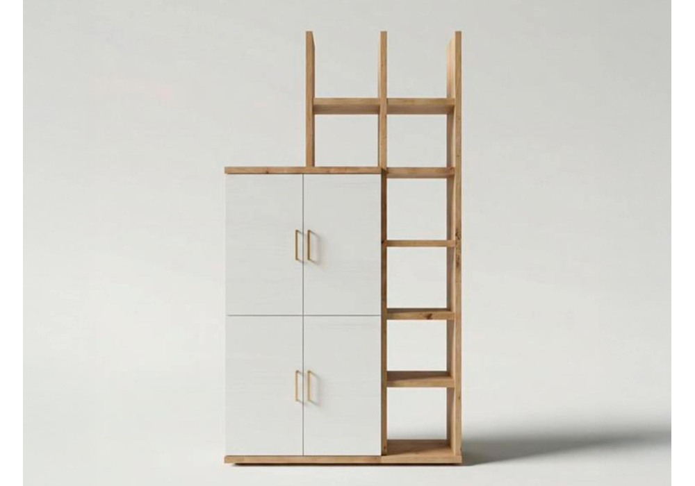 Estantería con bajo bar PUGLIA-frente dcha Estantería con bajo bar PUGLIA-frente dcha