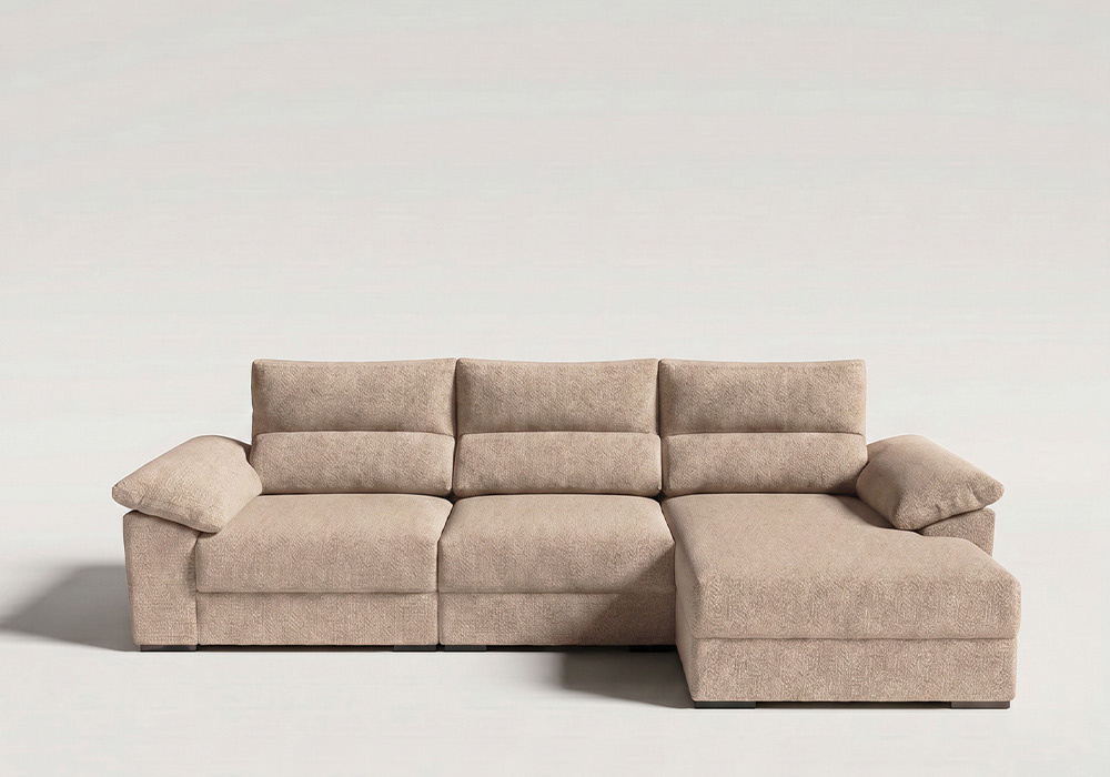 Sofá chaise longue asientos deslizantes NIVA