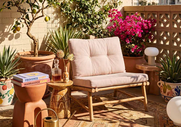 Silla de madera de bambú BAHIA ambiente Silla de madera de bambú BAHIA ambiente