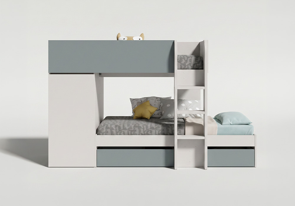 Cama tren doble PUZZLE
