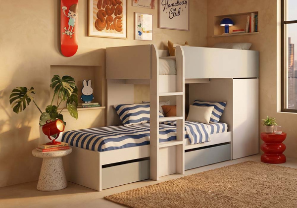 Cama tren doble PUZZLE-ambiente Cama tren doble PUZZLE-ambiente
