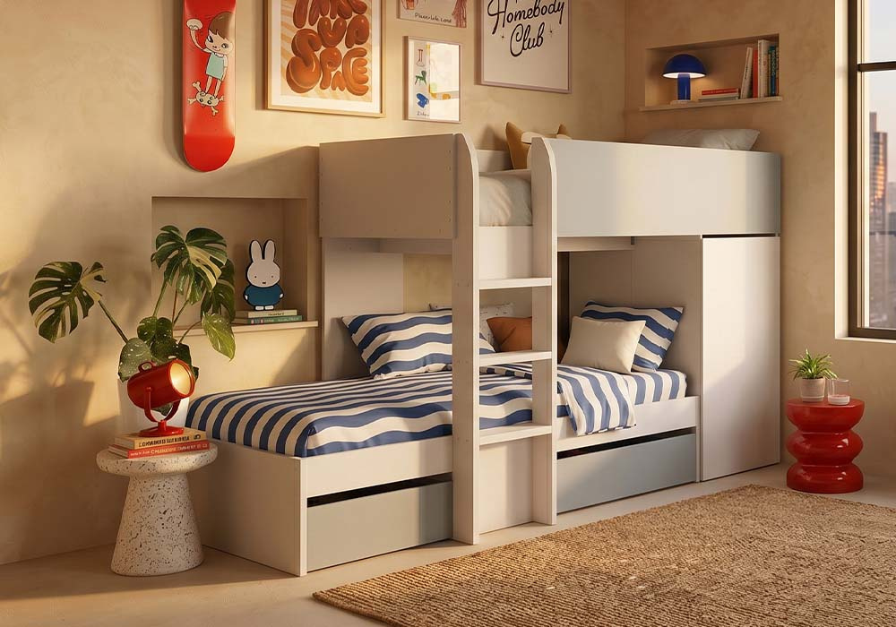 Cama tren doble PUZZLE-ambiente