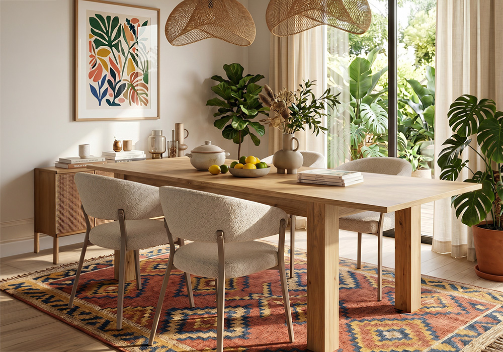 Silla comedor respaldo curvo EMI