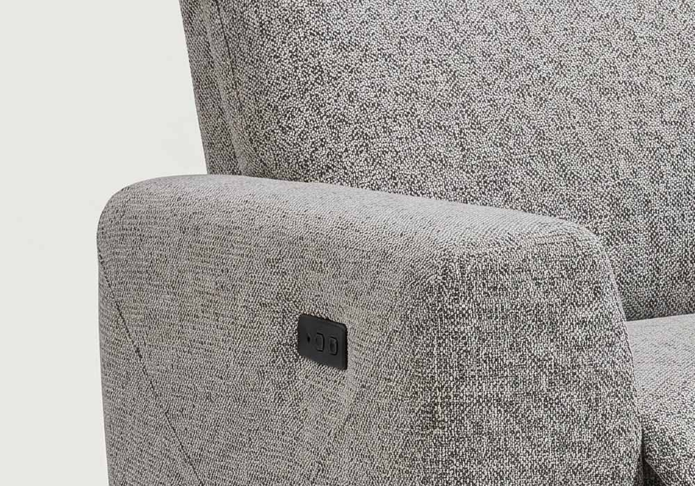 Sillón 1 plaza eléctrico 1 motor ROYAL detalle brazo Sillón 1 plaza eléctrico 1 motor ROYAL detalle brazo