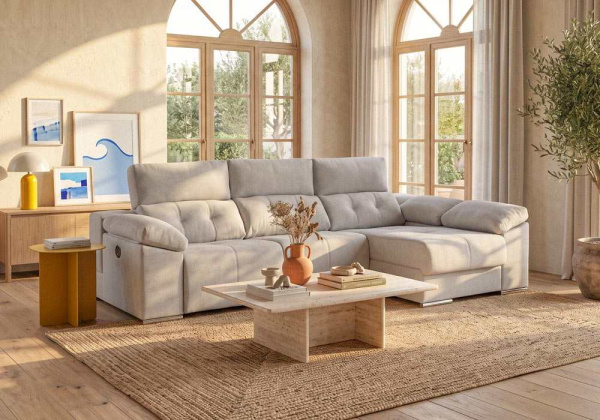 Sofá chaise longue relax eléctrico MAX Sofá chaise longue relax eléctrico MAX