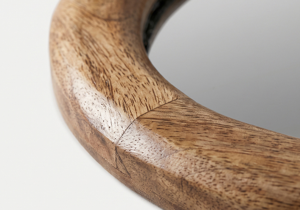 Espejo oval madera VEX