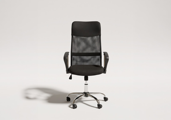 Silla de estudio Black foto frontal
