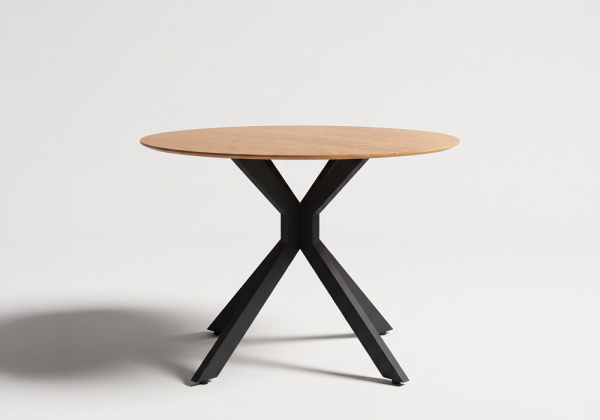 Mesa comedor redonda ala abatible MOKKA
