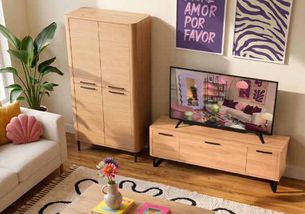 Mueble bodeguero con patas BRONTE Mueble bodeguero con patas BRONTE