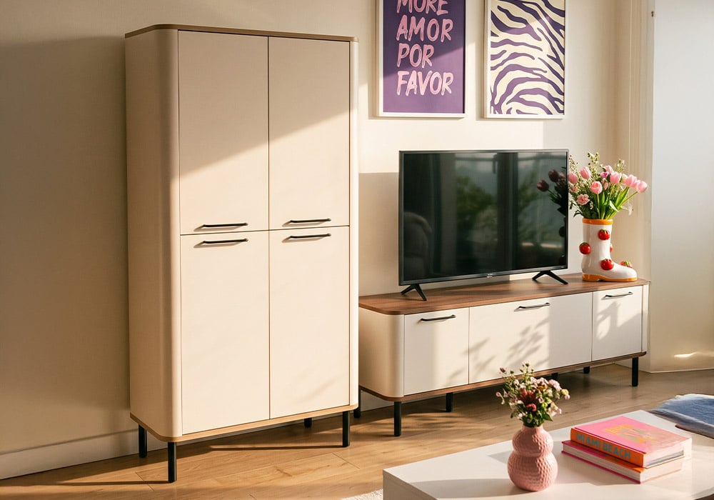Mueble bodeguero con patas BRONTE