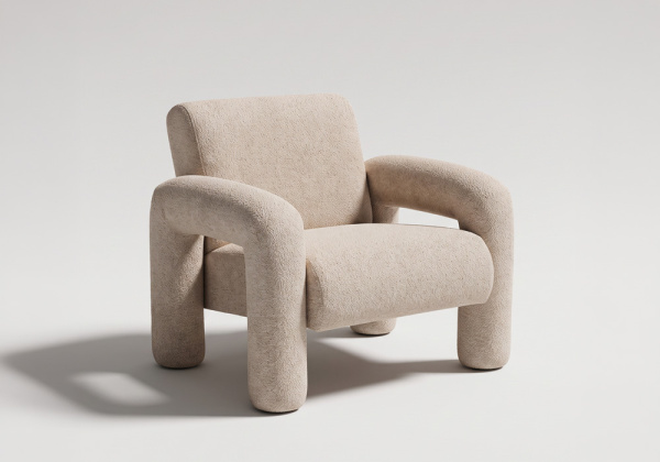 Sillón tapizado NIRO 3/4 Sillón tapizado NIRO 3/4