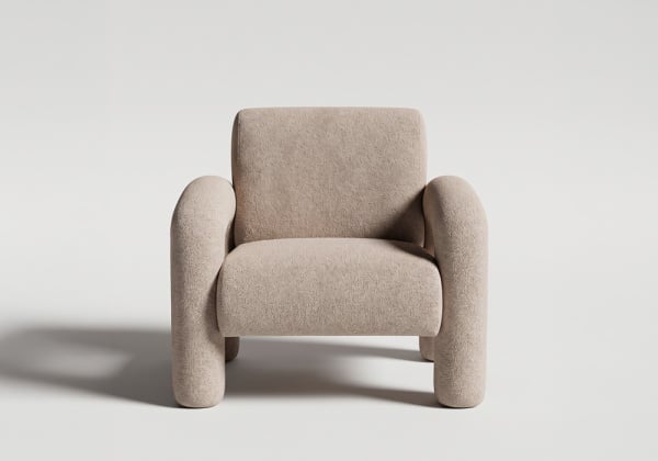Sillón tapizado NIRO frontal Sillón tapizado NIRO frontal