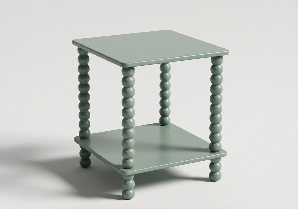 Mesa auxiliar verde CHAI 3/4