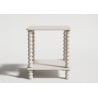 Mesa auxiliar CHAI beige frontal Mesa auxiliar CHAI beige frontal