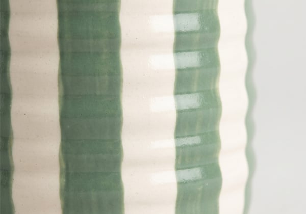 Lámpara sobremesa PIPA verde detalle