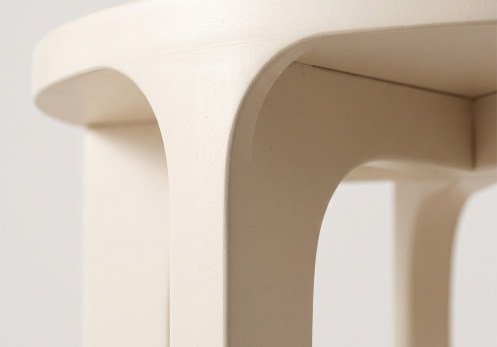 Mesa auxiliar BOP blanco detalle 2 Mesa auxiliar BOP blanco detalle 2