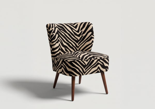 Sillón tapizado tigre CHIA Sillón tapizado tigre CHIA