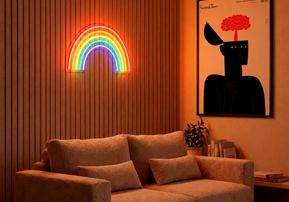 Neon led arcoiris IRIS