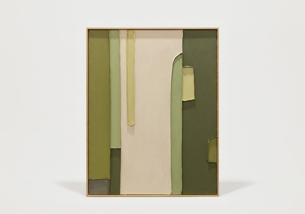 Cuadro moderno LINO verde frontal