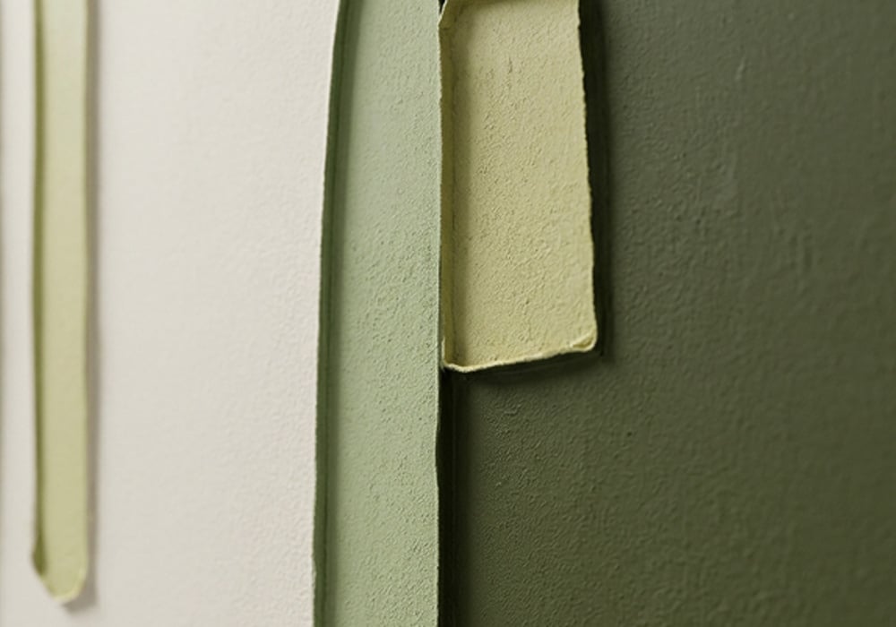 Cuadro moderno LINO verde detalle Cuadro moderno LINO verde detalle