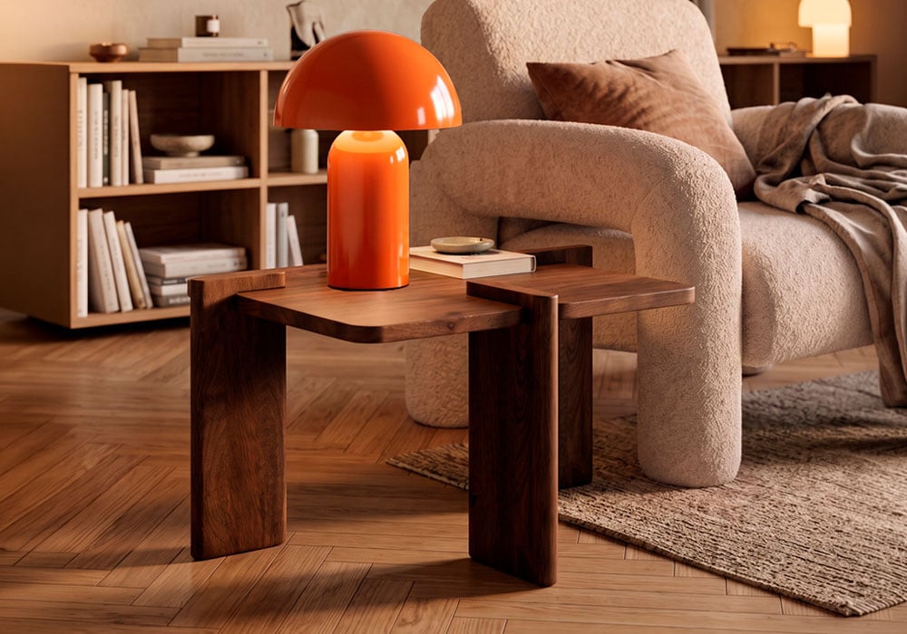 Mesa auxiliar de madera SATORI ambiente Mesa auxiliar de madera SATORI ambiente
